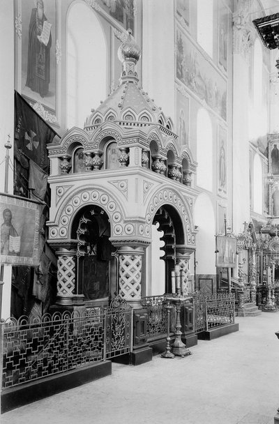 Tomba di Minin nella Cattedrale del Salvatore nel Cremlino di Nizhny Novgorod, Russia, 1896 da Maxim Dmitriev