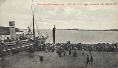 Pellegrini, Monastero di Solovetsky, Russia, 1904 da Maxim Dmitriev