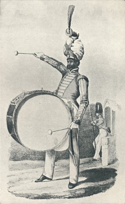 Granatieri, Tamburino 1829 da Maxim Gauci