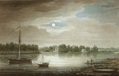 Fiume Nevka vicino al ponte Yelagin, 1829 da Maxim Nikiphorovich Vorobyev