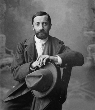 Ritratto di Dmitry Merezhkovsky da Maxim Petrovich Dmitriev