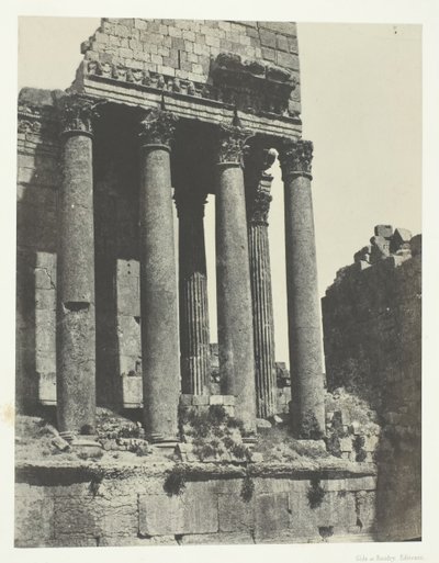 Baalbeck Héliopolis, Tempio di Giove, vista presa dall