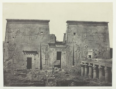Drômos e Philônes, Grande Tempio di Iside a Pilônes; Nubia, lastra 72 dall