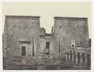 Drômos e Philônes, Grande Tempio di Iside a Pilônes; Nubia, lastra 72 dall