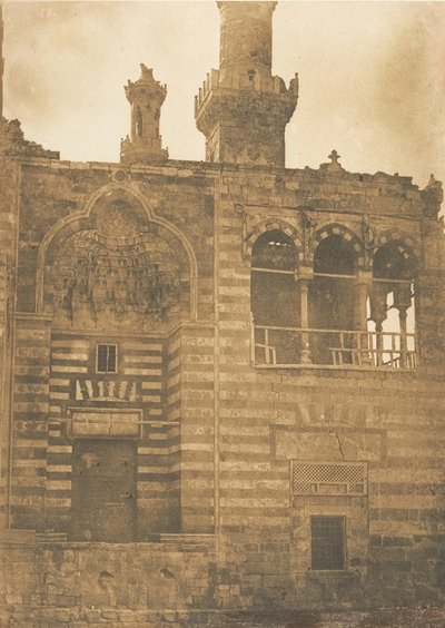 Entrata della tomba del sultano Bezkouk, al Cairo, dicembre 1849-gennaio 1850 da Maxime Du Camp