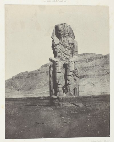 Gournah, Colosso monolitico di Amenopht III; Tebe, lastra 56 dall