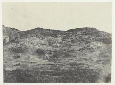 Gournah, Necropoli di Tebe, Tebe, 1849-51, stampato 1852 da Maxime Du Camp
