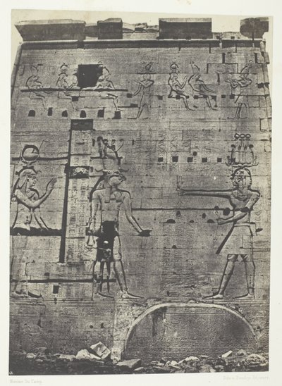 Grande Tempio di Iside a Philoe, secondo pilone; Nubia, lastra 74 dall