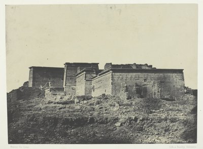 Grande Tempio di Iside a Philoe, veduta generale da nord; Nubia, tavola 80 dall