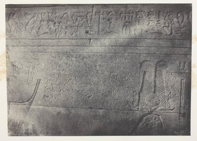 Grande Tempio di Iside a Philoe, iscrizione demotica; Nubia, lastra 76 dall