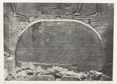 Grande tempio di Iside a Philoe, Proscynema (atto di adorazione); Nubia, lastra 75 dall