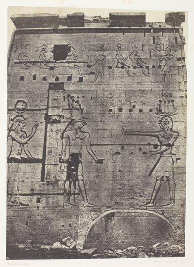 Grande Tempio di Iside a Philoe, secondo pilone; Nubia, lastra 74 dall