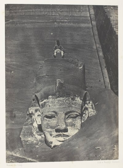 Ibsamboul, Colosse Occidental Du Spéos De Phrè; Nubia, lastra 107 dall