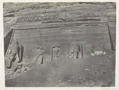 Ibsamboul, Vue Générale Du Grand Spéos De Phrè; Nubie, lastra 102 dall