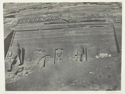 Ibsamboul, Vue Générale Du Grand Spéos De Phrè, Nubia da Maxime Du Camp