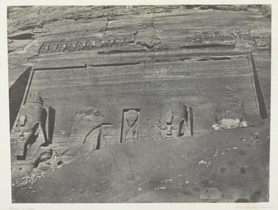 Ibsamboul, Vue Générale Du Grand Spéos De Phrè; Nubie, lastra 102 dall