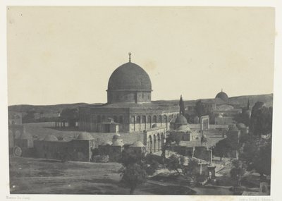 Gerusalemme, Moschea di Omar; Palestina da Maxime Du Camp