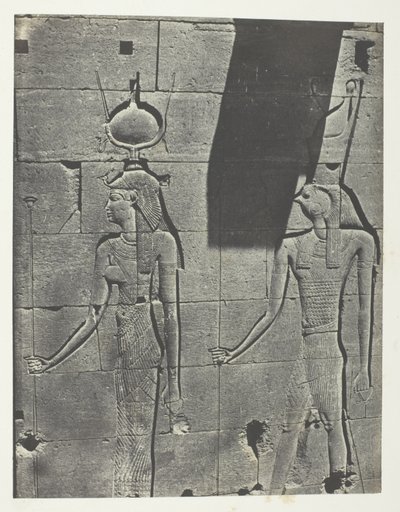 Kalabscheh, Sculptures De La Façade Postérieure Du Temple; Nubie, lastra 92 dall