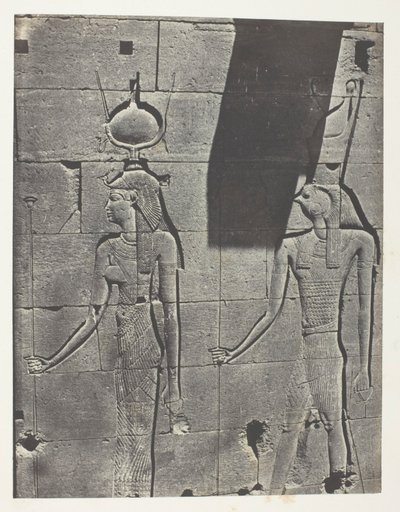 Kalabscheh, Sculptures De La Façade Postérieure Du Temple; Nubie, lastra 92 dall