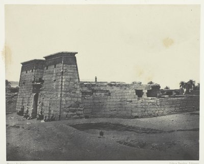 Karnak, Tempio di Khons; Tebe da Maxime Du Camp
