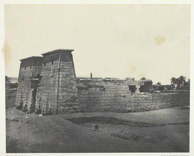 Karnak, Tempio di Khons, Tebe, 1849-51, stampato 1852 da Maxime Du Camp