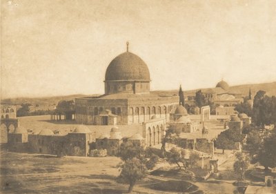 La Moschea di Omar, a Gerusalemme, agosto 1850 da Maxime Du Camp