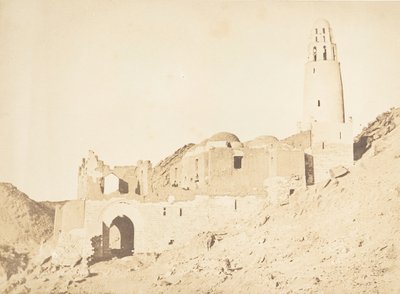 Moschea di Belal, a sud di Philae Riva destra, 11 aprile 1850 da Maxime Du Camp