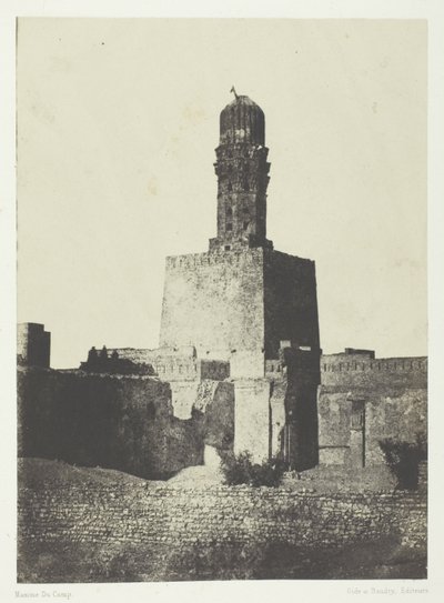 Moschea del Califfo Haakem Biamrillah, Il Cairo da Maxime Du Camp