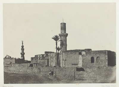 Moschea vicino a Bab-el-Saïda, Il Cairo da Maxime Du Camp