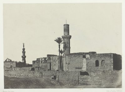 Moschea vicino a Bab-el-Saïda, Il Cairo da Maxime Du Camp
