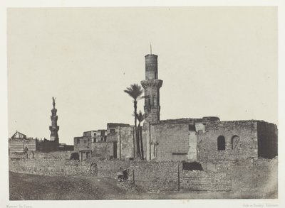 Moschea vicino a Bab-el-Saïda, Il Cairo da Maxime Du Camp