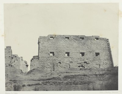 Palazzo di Karnak, Grandi Piloni del Sud-Ovest; Tebe da Maxime Du Camp