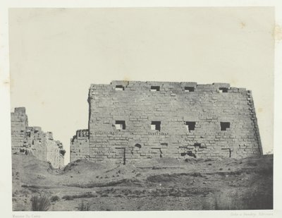 Palais de Karnak, Grands Pylones du Sud-Ouest, Tebe da Maxime Du Camp