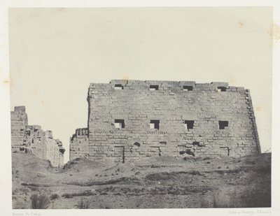 Palazzo di Karnak, Grandi Piloni del Sud-Ovest; Tebe da Maxime Du Camp