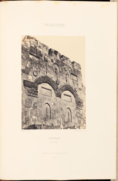 Palestina. Gerusalemme. Porta d