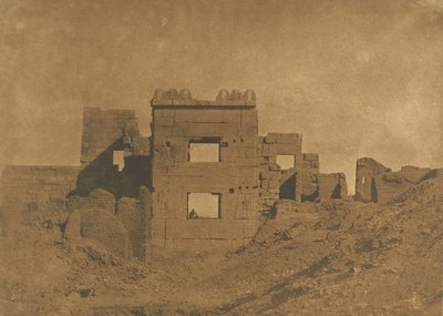 Padiglione o gineceo di Ramses-Meiamoun, a Medinet-habou da Maxime Du Camp
