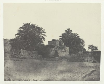 Rovine di una fortificazione romana, Philoe, Nubia da Maxime Du Camp