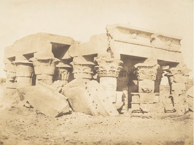 Rovine del Tempio di Koum-Ombou Ombos da Maxime Du Camp