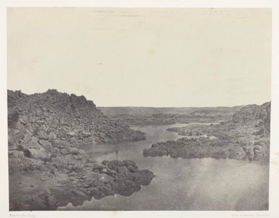 Sortie de la Première Cataracte, Haute-Egypte da Maxime Du Camp