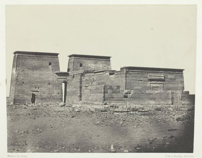 Tempio di Dakkeh Antica Pselcis, Nubia da Maxime Du Camp