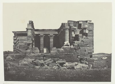 Tempio di Maharakkah Hiera Sycaminos dei Greci, Nubia da Maxime Du Camp