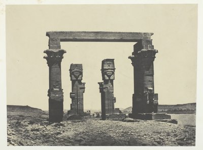 Tempio di Kardassy, Nubia da Maxime Du Camp