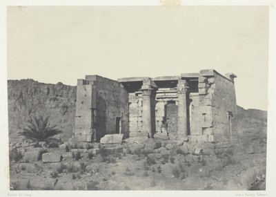 Tempio di Tafeh, Nubia da Maxime Du Camp