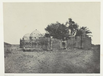 Tomba di Cidi-Abdellah-el-Marabout, Alta Egitto da Maxime Du Camp