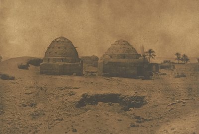 Tombe musulmane a Herment, 1849-50 da Maxime Du Camp