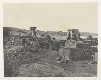 Villaggio e tempio sull