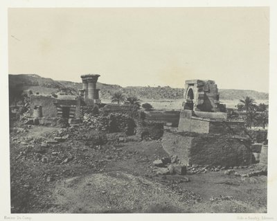 Villaggio e tempio sull