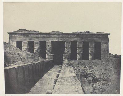 Vista Generale, Grande Tempio di Dendera (Teutyres), Alto Egitto da Maxime Du Camp