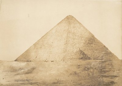 Vista della grande piramide di Cheope presa dall