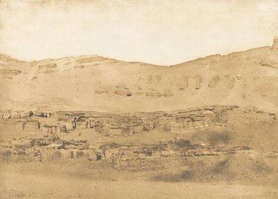 Vue du Village de Garara, 1850 da Maxime Du Camp